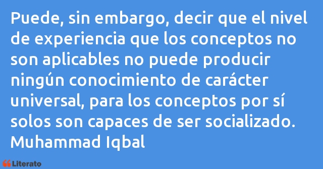 Frases de Muhammad Iqbal