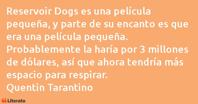 Frases de Quentin Tarantino