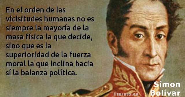 Frases de Simón Bolívar