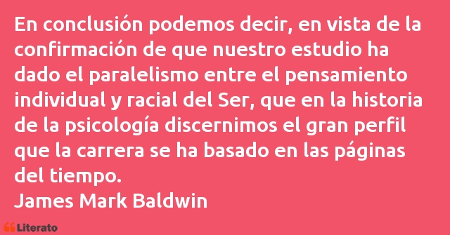 Frases de James Mark Baldwin