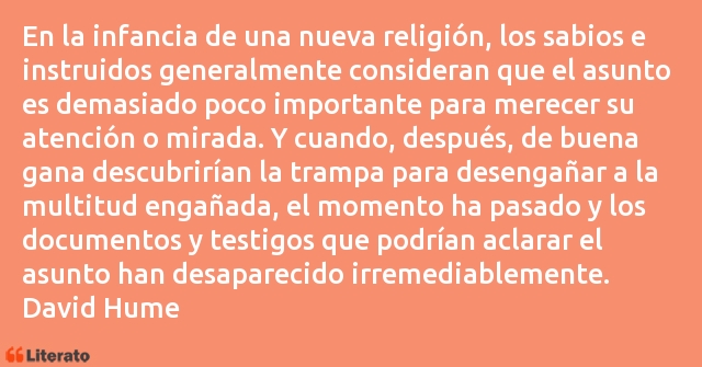 Frases de David Hume