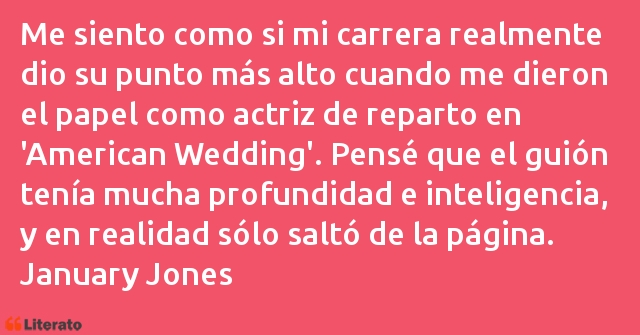 Frases de January Jones