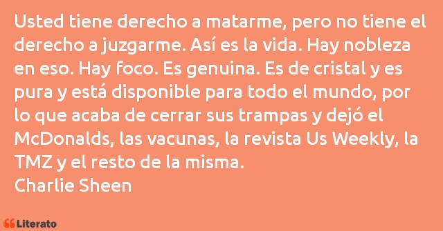 Frases de Charlie Sheen