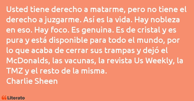 Frases de Charlie Sheen