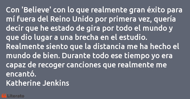 Frases de Katherine Jenkins