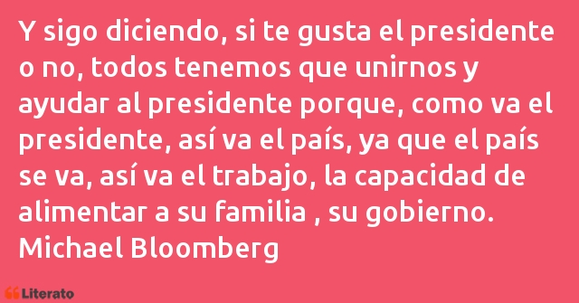 Frases de Michael Bloomberg