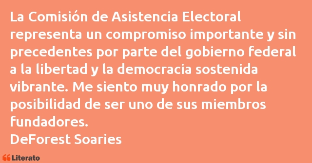 Frases de DeForest Soaries