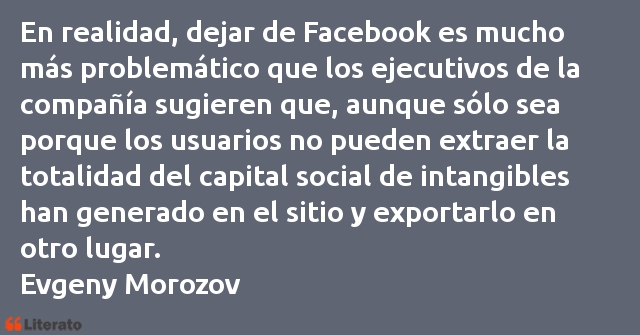 Frases de Evgeny Morozov