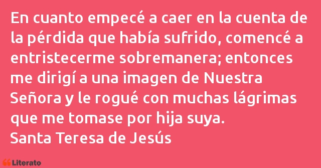 Frases de Santa Teresa de Jesús