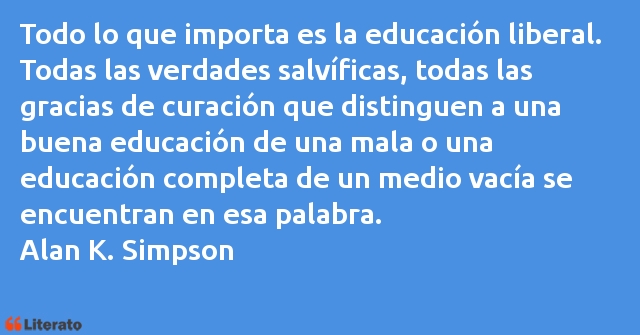 Frases de Alan K. Simpson