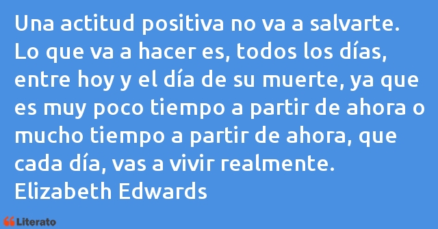 Frases de Elizabeth Edwards