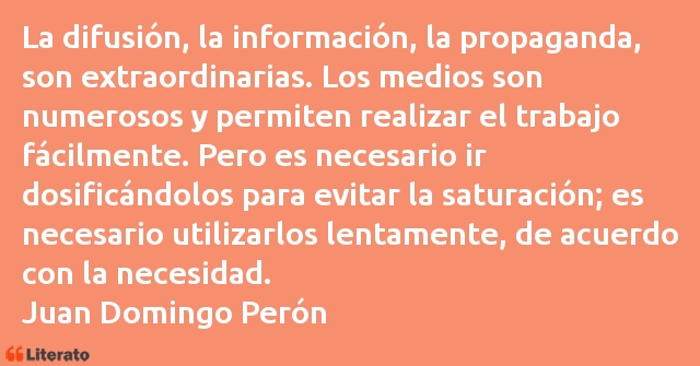 Frases de Juan Domingo Perón