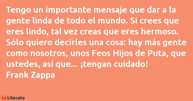 Frases de Frank Zappa