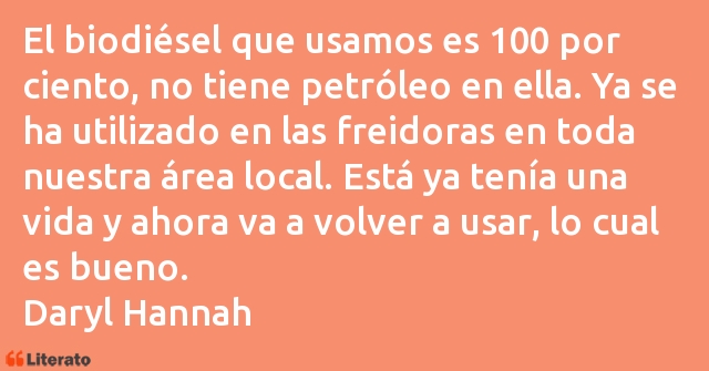 Frases de Daryl Hannah