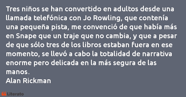 Frases de Alan Rickman