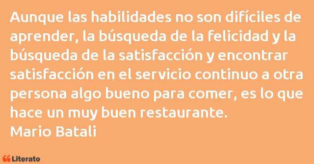 Frases de Mario Batali