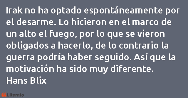 Frases de Hans Blix