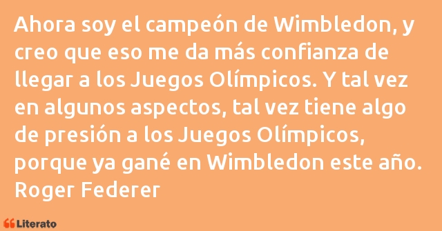 Frases de Roger Federer