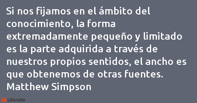 Frases de Matthew Simpson