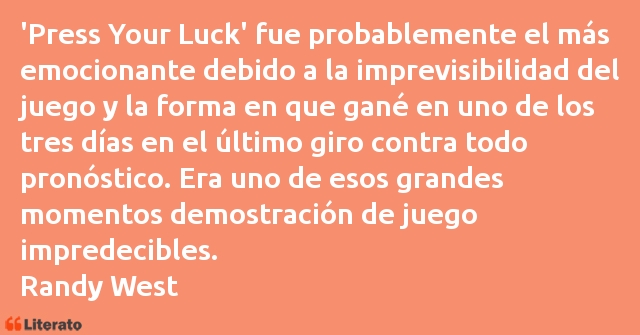 Frases de Randy West