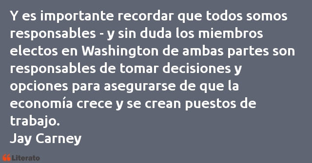 Frases de Jay Carney