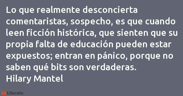 Frases de Hilary Mantel