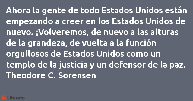 Frases de Theodore C. Sorensen