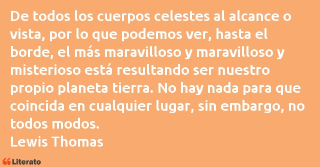 Frases de Lewis Thomas