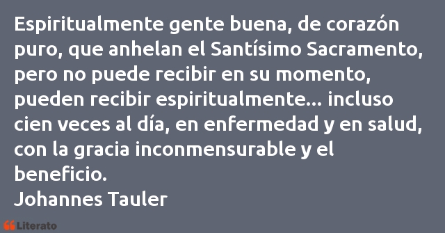 Frases de Johannes Tauler