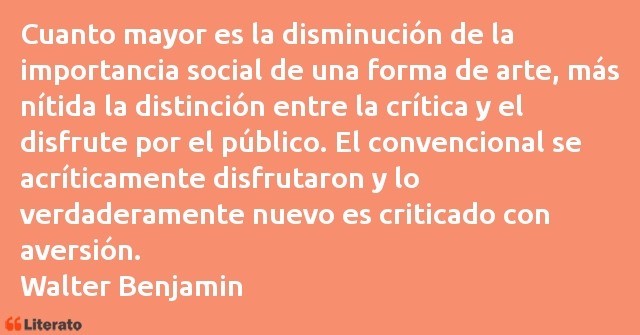 Frases de Walter Benjamin