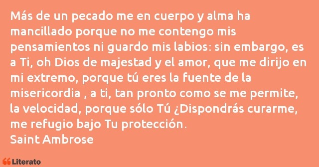 Frases de Saint Ambrose