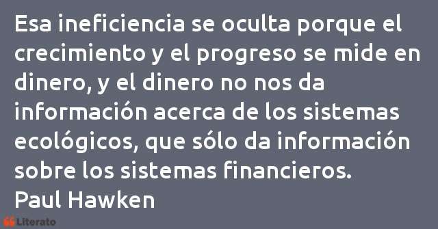 Frases de Paul Hawken