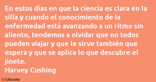 Frases de Harvey Cushing