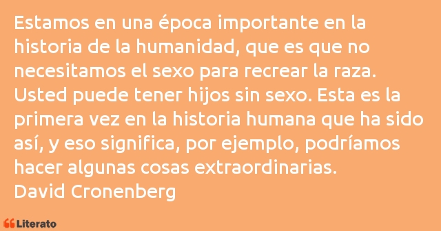 Frases de David Cronenberg