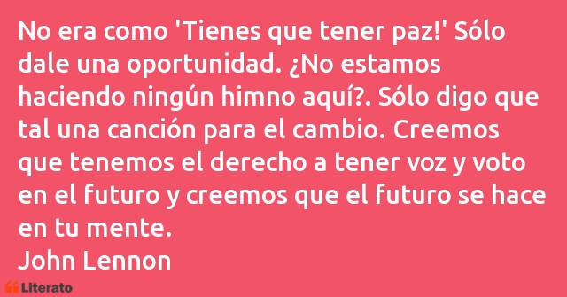 Frases de John Lennon