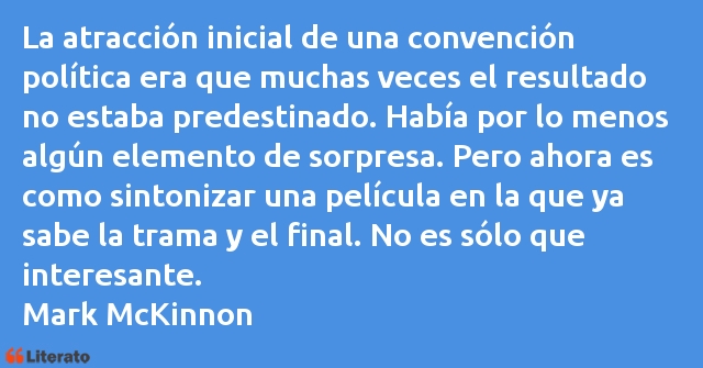 Frases de Mark McKinnon