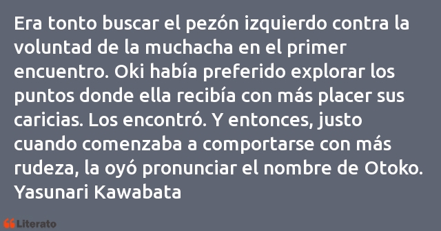 Frases de Yasunari Kawabata