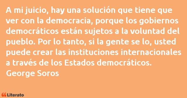 Frases de George Soros