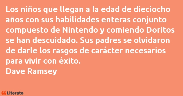 Frases de Dave Ramsey