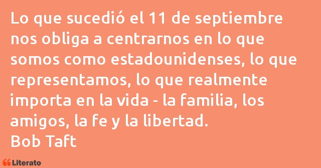 Frases de Bob Taft
