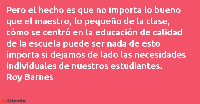 Frases de Roy Barnes