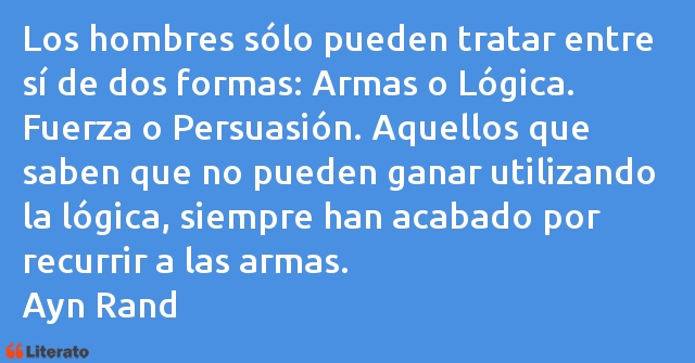 Frases de Ayn Rand