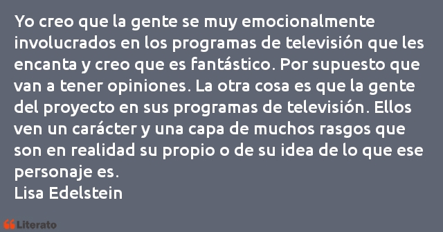 Frases de Lisa Edelstein