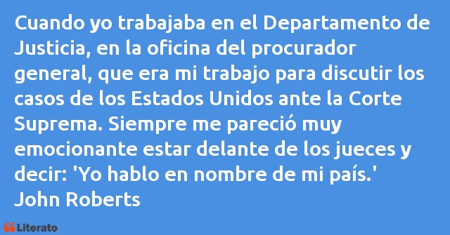 Frases de John Roberts