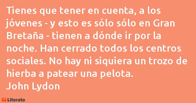 Frases de John Lydon