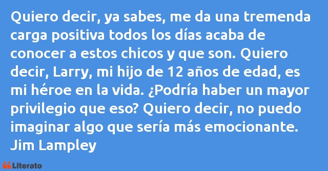 Frases de Jim Lampley