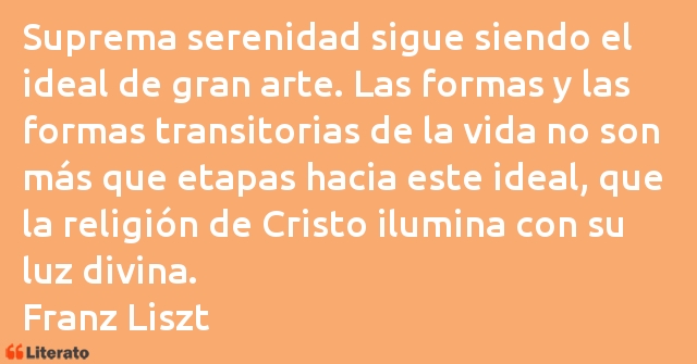 Frases de Franz Liszt