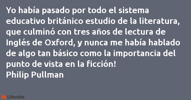 Frases de Philip Pullman