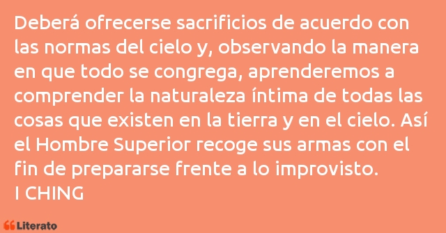 Frases de I CHING