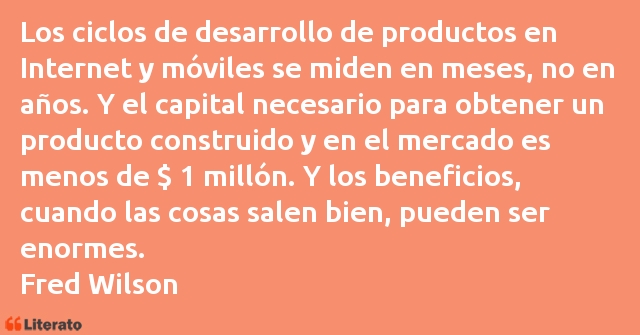 Frases de Fred Wilson